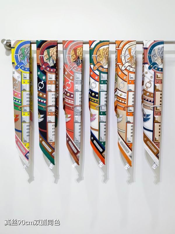 Hermes silk scarf 90X90cm E080420